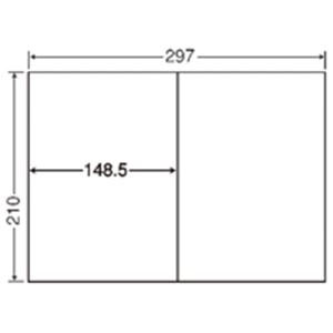 (業務用3セット) 東洋印刷 ナナ コピー用ラベル C2i A4／2面 500枚