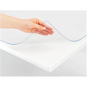 (業務用10セット) プラス あんしんデスクマット 【690mm×990mm】 斜めカット加工 DM-107A