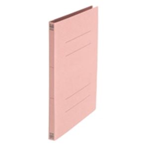 (業務用5セット) プラス フラットファイル/紙バインダー 【A4/2穴 100冊】 No.021N 桃