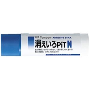 (業務用10セット) トンボ鉛筆 スティックのり消えいろピット PT-NC 20個