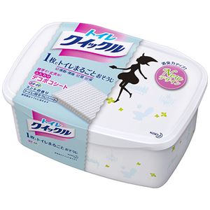 (まとめ) 花王 トイレクイックル 本体 1箱(10枚) 【×15セット】
