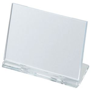 （まとめ） 光 カード立て 可動式 W100×H65mm 透明 UC1-1 1個 【×30セット】