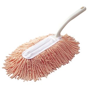 （まとめ） 山崎産業 マイクロファイバー ハンディモップ オレンジ 1本 【×10セット】