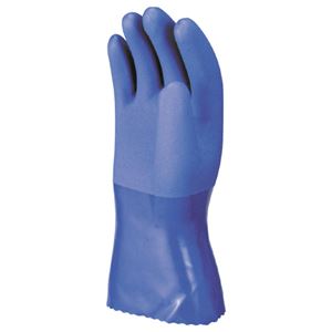 (まとめ) 川西工業 耐油マックス L ブルー #2300-L 1双 【×15セット】