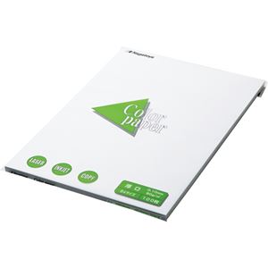 (まとめ) 長門屋商店 Color Paper B4 厚口 白 ナ-2301 1冊(100枚) 【×5セット】