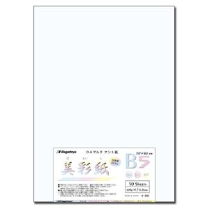 （まとめ） 長門屋商店 OAマルチケント紙 美彩紙 B5 ナ-961 1パック（50枚） 【×5セット】