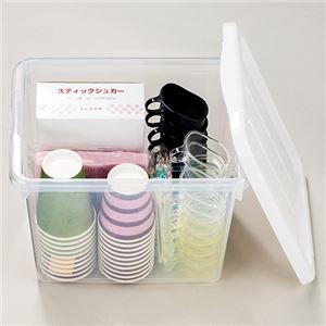 (まとめ) 天馬 フリーボックス 50深型 ホワイト 1個 【×3セット】 - 画像 (3)