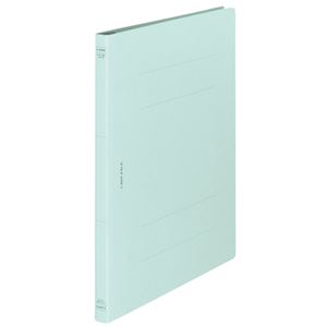 (まとめ) ライオン事務器 フラットファイル(環境) 樹脂押え具 A4タテ 150枚収容 背幅18mm 水 A-518KA4S 1セット(10冊) 【×5セット】