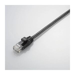 (まとめ)エレコム やわらかLANケーブル(Cat5E準拠) LD-CTY/BK2【×10セット】