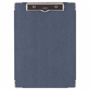 (まとめ) ライオン事務器 ボール用箋挟 A4タテ 紺 No.120 1枚 【×15セット】