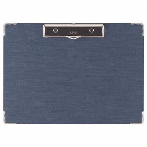 (まとめ) ライオン事務器 ボール用箋挟 A4ヨコ 紺 No.121 1枚 【×15セット】