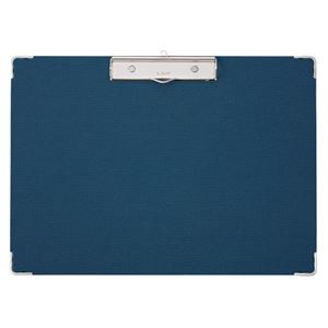 (まとめ) ライオン事務器 ボール用箋挟 B4ヨコ 紺 No.131 1枚 【×10セット】