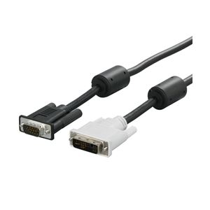 バッファロー(サプライ) BUFFALO ディスプレイケーブル DVI-I：D-Sub15 フェライトコア付 1.5m BSDCDA15