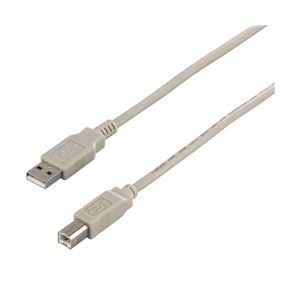 バッファロー(サプライ) USB2.0ケーブル(A to B) 5m アイボリー BSUAB250IVA