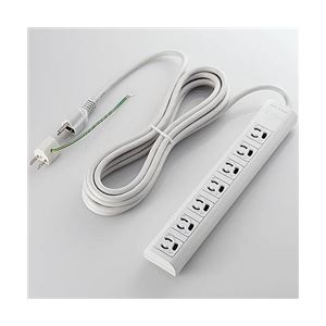 エレコム EU RoHS指令準拠 抜け止めPCタップ マグネット付/3P7口/5m T-ECOY055NDA