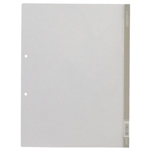 (業務用500セット) キングジム クリアホルダー Lホルダー730 A4S 灰