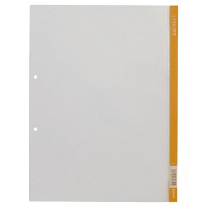 (業務用500セット) キングジム クリアホルダー Lホルダー730 A4S 橙