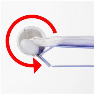 (まとめ) リヒトラブ AQUA DROPs クリヤーブック(クリアブック)(ポケット交換タイプ) A4タテ 30穴 15ポケット付属 背幅18mm 白 N5015-0 1冊 【×20セット】 - 画像 (3)