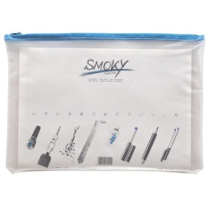 (業務用100セット) LIHITLAB クリアケース/書類入れ 【A4サイズ/マチなし】 ビニール製 半透明 横型 F-267 水