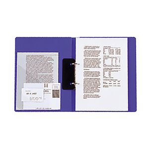 (まとめ) リヒトラブ Avanti リングファイル(カドロック&ツイストリング) 5×11ヨコ 2穴 200枚収容 背幅36mm 青 F-880U-8 1冊 【×10セット】 - 画像 (4)