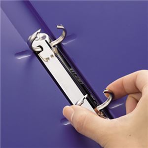 (まとめ) リヒトラブ Avanti リングファイル(カドロック&ツイストリング) A4タテ 2穴 200枚収容 背幅36mm 黄 F-877U-5 1冊 【×10セット】 - 画像 (3)