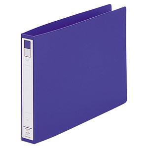 （まとめ） リヒトラブ Avanti リングファイル（カドロック＆ツイストリング） A4ヨコ 2穴 200枚収容 背幅36mm 青 F-874U-8 1冊 【×10セット】