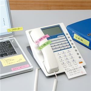 (まとめ) ヤマト メモック ロールテープ つめかえ用 15mm幅 オレンジ&レモン&ローズ RK-15H-C 1パック(3巻) 【×15セット】 - 画像 (5)