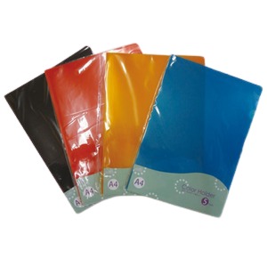 カラーファイルホルダ-A4 (5P) 色アソート【20個セット】 400-12