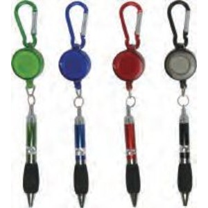 リール付ボールペン 色アソート【12個セット】 003-01