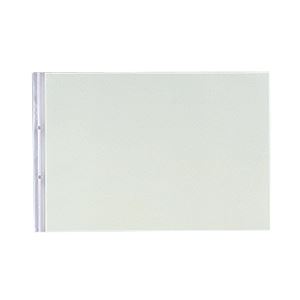 (まとめ) リヒトラブ PPクリヤーポケット(クリアポケット) B4ヨコ 2穴 台紙あり N-2017 1パック(10枚) 【×10セット】 - 画像 (2)