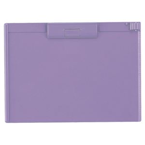 (まとめ) リヒトラブ クリップボード A4ヨコ ブルーバイオレット A-987U-23 1枚 【×10セット】