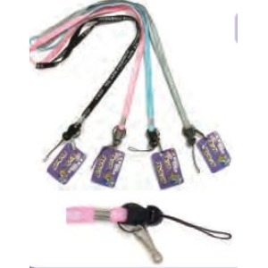 スリムネックストラップ(ロゴ)ジョイント付 色アソート【12個セット】 630-03