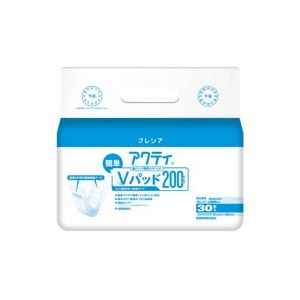 (まとめ) 日本製紙クレシア Fアクティパンツ用Vパッド200 30枚【×10セット】