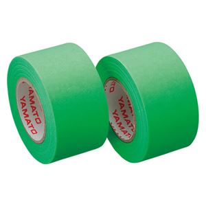 (まとめ) ヤマト メモック ロールテープ つめかえ用 25mm幅 ライム WR-25H-LI 1パック(2巻) 【×15セット】
