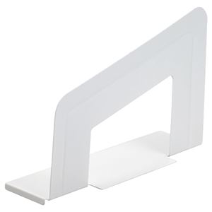 (まとめ) リヒトラブ ブックエンド マグネット付 白 A-7350-0 1個 【×10セット】