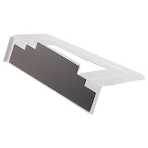 (まとめ) リヒトラブ ブックエンド マグネット付 白 A-7350-0 1個 【×10セット】 - 画像 (2)