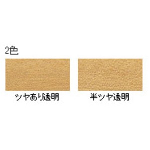 水性ユカ用ニス 半ツヤ透明 0.7L【代引不可】 - 画像 (2)