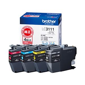ブラザー工業 インクカートリッジ お徳用4色パック LC3111-4PK