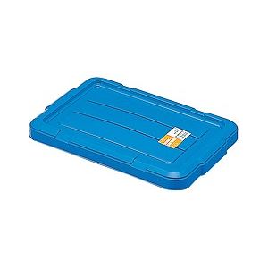 【30セット】 ホームコンテナー/コンテナボックス 【フタのみ単品 HC-07】 ブルー 材質：PP 〔汎用 道具箱 DIY用品 工具箱〕【代引不可】