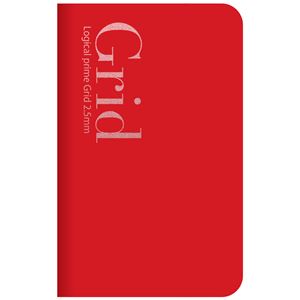 （まとめ） ロジカルプライムノート グリッド2.5 A6スリム／2.5mm方眼／120枚 NA601-1【×5セット】