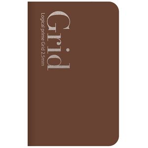 （まとめ） ロジカルプライムノート グリッド2.5 A6スリム／2.5mm方眼／120枚 NA601-12【×5セット】