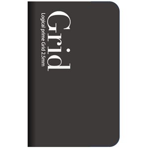 （まとめ） ロジカルプライムノート グリッド2.5 A6スリム／2.5mm方眼／120枚 NA601-14【×5セット】