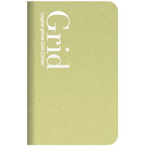 （まとめ） ロジカルプライムノート グリッド2.5 A6スリム／2.5mm方眼／120枚 NA601-16【×5セット】