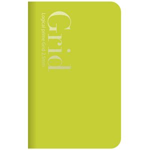 （まとめ） ロジカルプライムノート グリッド2.5 A6スリム／2.5mm方眼／120枚 NA601-5【×5セット】