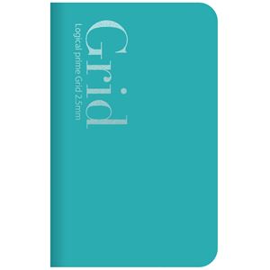 （まとめ） ロジカルプライムノート グリッド2.5 A6スリム／2.5mm方眼／120枚 NA601-7【×5セット】