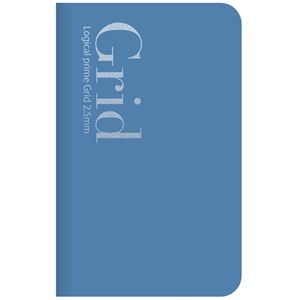 （まとめ） ロジカルプライムノート グリッド2.5 A6スリム／2.5mm方眼／120枚 NA601-8【×5セット】