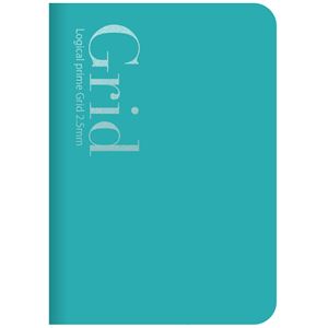 （まとめ） ロジカルプライムノート グリッド2.5 B6／2.5mm方眼／120枚 NB601-7【×5セット】