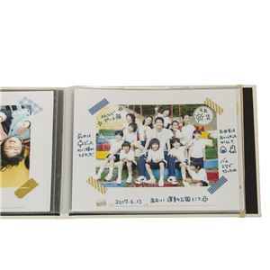 (まとめ) 思い出写真アルバム 溶着式/186x240判・1段ポケット台紙 ホワイト ア-ODA-2【×5セット】 - 画像 (3)