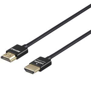 バッファロー（サプライ） HIGH SPEED HDMIケーブル スリム 0.7m ブラック BSHD3S7BK