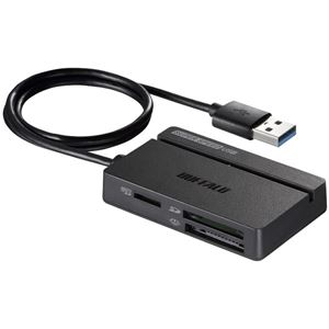バッファロー(サプライ) USB3.0 マルチカードリーダー スタンダード ブラック BSCR100U3BK